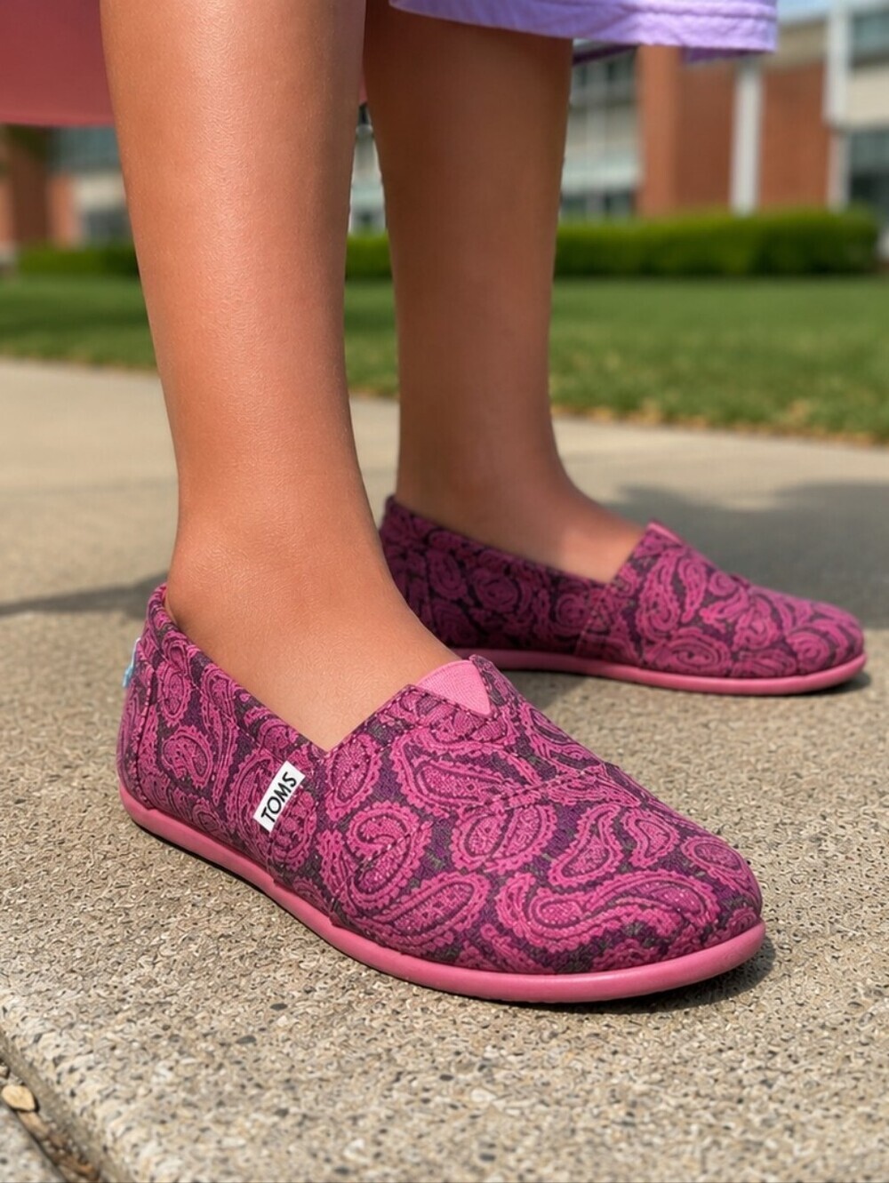 Tom's Girls Slip-On Sneakers